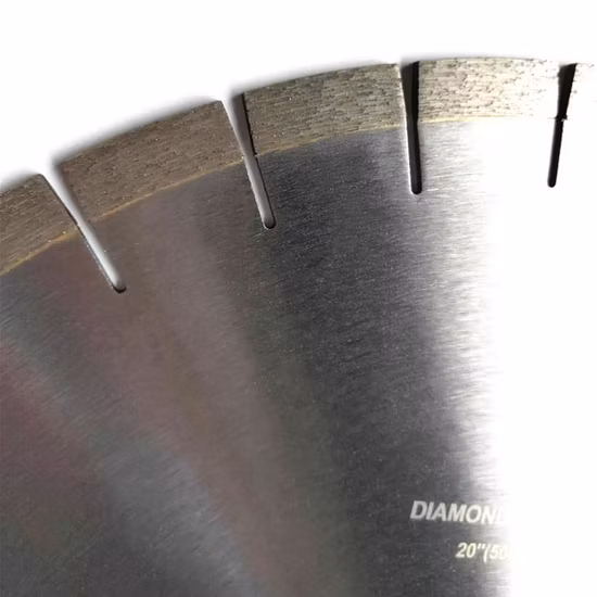 10 mm segmentiert aus 350 mm Marmorstein, Schneiden von Diamant-Schnittblättern